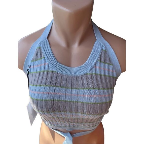 Callahan Knitwear Greta Halter Blue - Picture 7 of 10